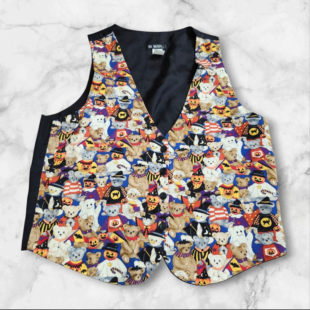 111 Main Halloween Bear Vest